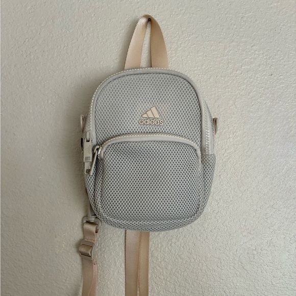 adidas Handbags - Adidas Airmesh Convertible Mini Backpack / Crossbody – Alumina Beige